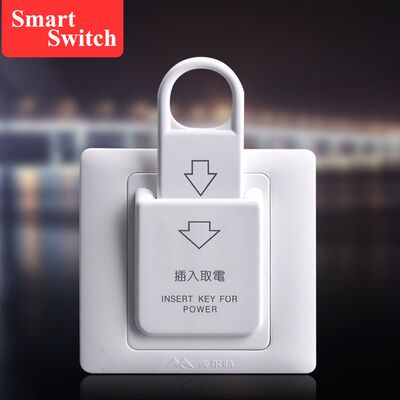86x86cm Hotel Magnetic Card electric Switch 220V/30A push b