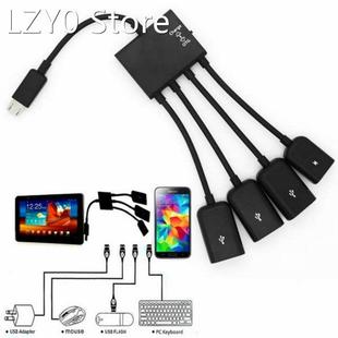 1pc High Quality 4 Port Micro USB for Android Tablet Compute