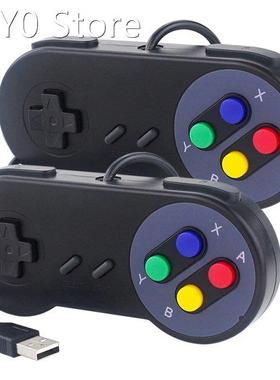 Wired USB Game Controller Gamepad Retro Joypad Black Gray Ga