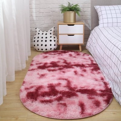 Carpet Bedroom Oval Bedside Carpet Not Lint Non-fading blank