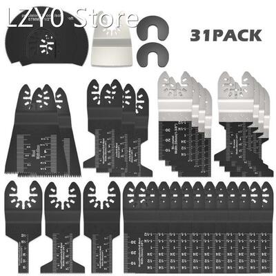31 Pcs Oscillating Blade Multi Wood Cutting Kit Multi-Functi