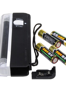 2 in 1 Handheld Portable UV Black Light Torch Portable Fake