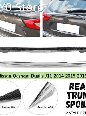Car Rear Trunk Tail Gate Spoiler Wing Cover Sticker Carbon F