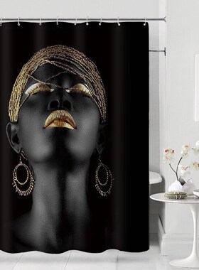 douchegordijn American Girl Shower Curtain Bathroom Waterpr