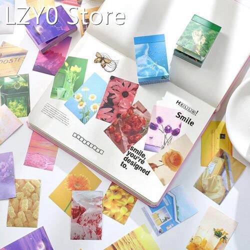 Vintage Paper Sticker Book Diy Diary Planner Decoration Acco
