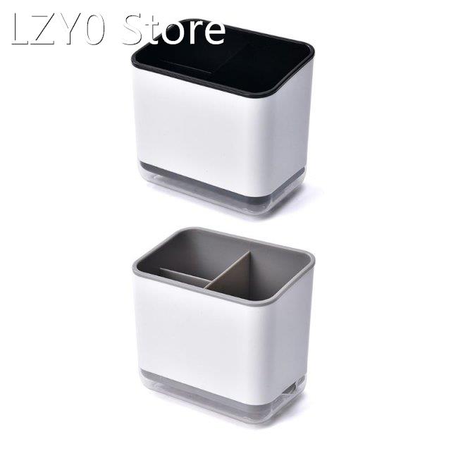 Multifunctional Spoon Fork Chopstick Storage Box Double Laye