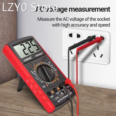 Digital Multimeter AC/DC Voltmeter Ammeter Resistance Tester