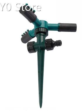 360 Degree Rotating Sprinkler Three-arm Sprayer Plastic Grou