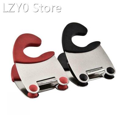 1pc Stainless Steel Pot Side Clips Anti-scalding Spoon Holde