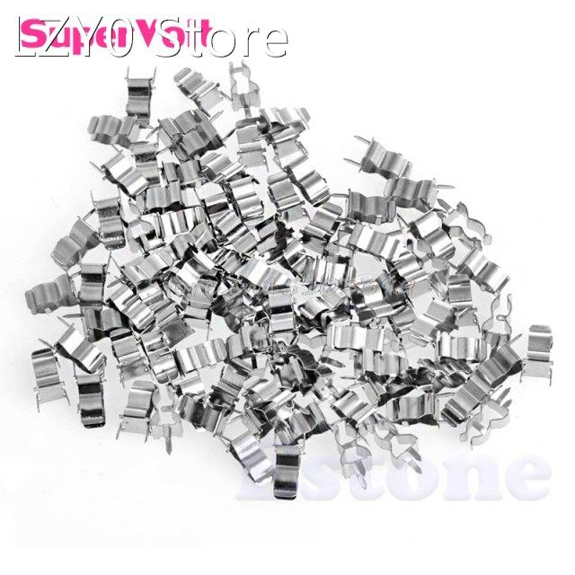 100Pcs 5*20mm Fuse Holder Clips Glass Quick Fast Blow Fuses