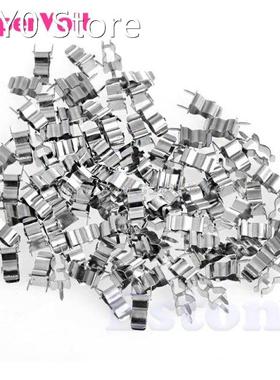 100Pcs 5*20mm Fuse Holder Clips Glass Quick Fast Blow Fuses