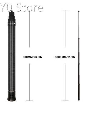 1.5/3 Meter Ultra-long Carbon Fiber Invisible Selfie Stick F