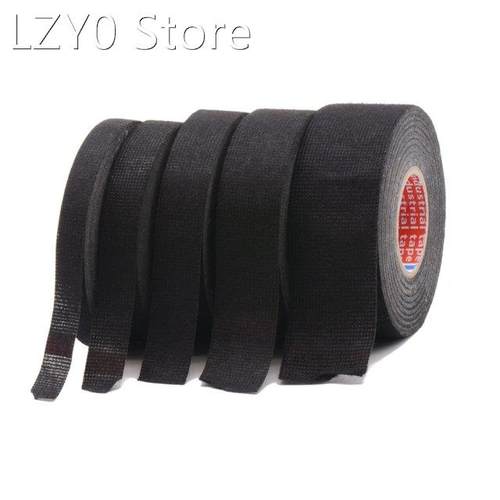 15/25 Meter Black New Tesa Type Coroplast Adhesive Cloth Tap
