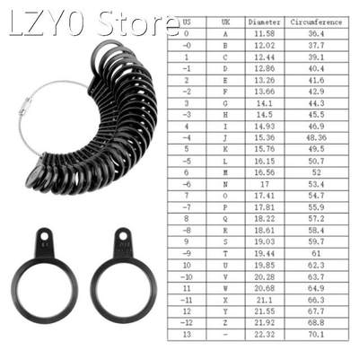 Finger Ring Sizer Plastic Jewelry Making Measurement Mandrel