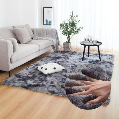 Soft Carpet Tie Dyeing Plush Soft Carpets Anti-slip Floor Ma