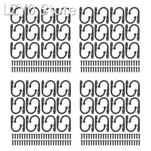 96 Pieces Coat Hooks Wall Mounted Robe Hook Single Coat Hang