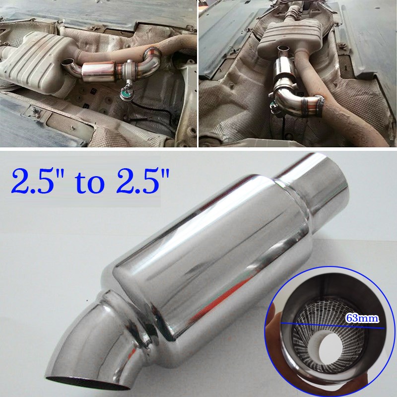 Car Exhaust Downpipe Branch Sound Tuning Muffler Pipe premiu