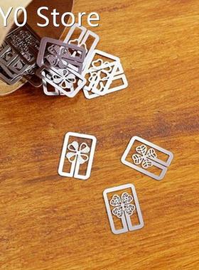 Random Metal Bookmark Clips Cute Cartoon Animal Plated Slive