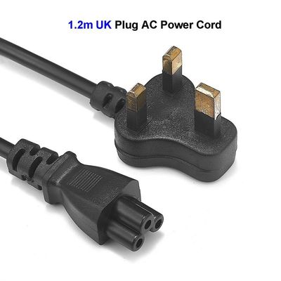 UK Plug AC Power Cord 1.2m British IEC C5 Main Power Supply