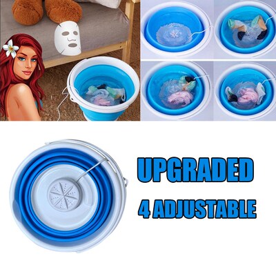 Mini Portable Washing Machine UPGRADED Folding Laundry Machi