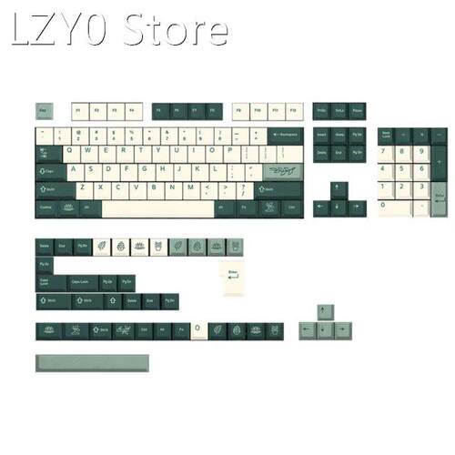144 Keys Botanical Keycap for Cherry MX PBT Keycaps for 61/6
