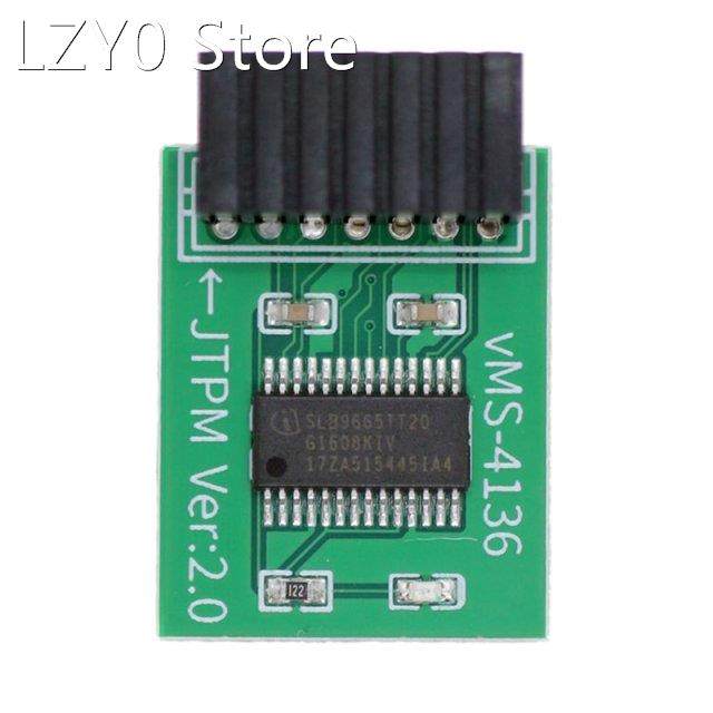 TPM 2.0 Encryption Security Module Remote Card LPC-14PIN Mod