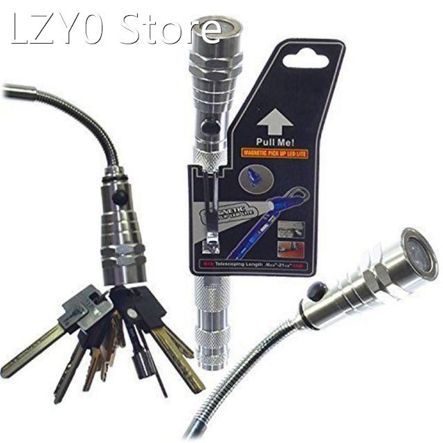 Flexible 3 torche LED télescopique magnétique - 实物图