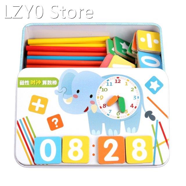 Preschool Educational Toy Set Magnetic Math Montessori Teach