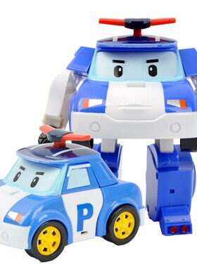 Action Figures Robocar Transformation Robot Korea Anime Poly