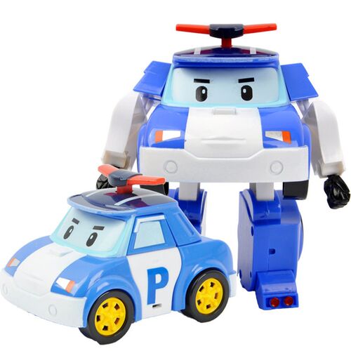 Action Figures Robocar Transformation Robot Korea Anime Poly