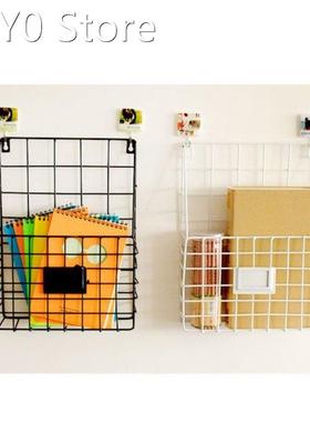 Mail Organizer Wire Basket Wall Mounted Magazine File Holder