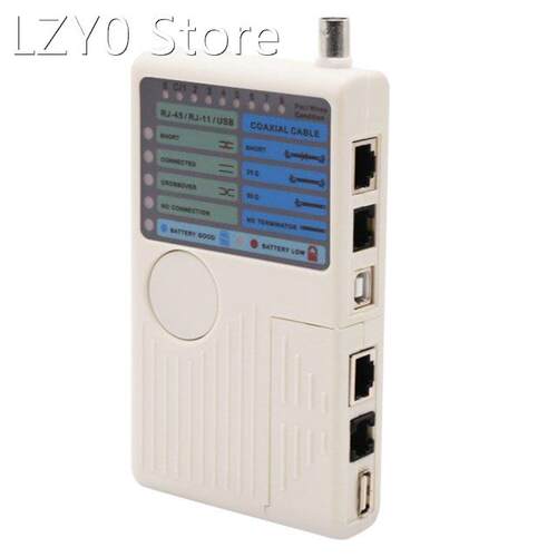 RJ11 RJ45 USB BNC LAN Network Cable Tester Remote LAN Cables
