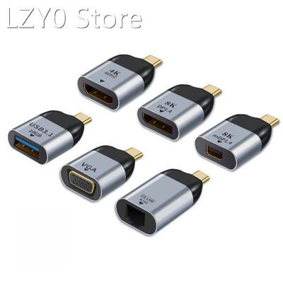 Mobile Phone Laptop Adapter 8K/4K 60Hz USB Type-C HDMI-compa