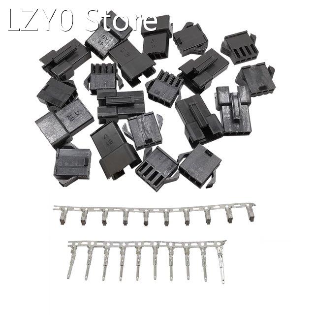 50Set JST SM2.54 4 Pin Female Male Pin Housing Terminals SM2