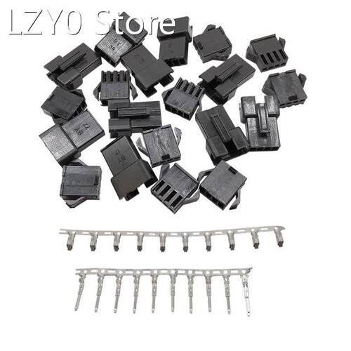 50Set JST SM2.54 4 Pin Female Male Pin Housing Terminals SM2