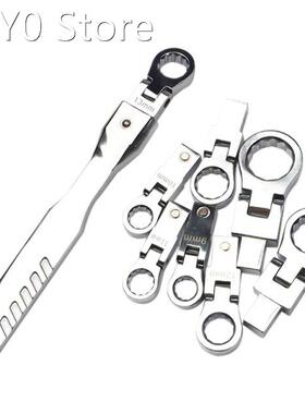 9Pcs Portable Ratchet Wrench Interchangeable Head Ratchet Wr