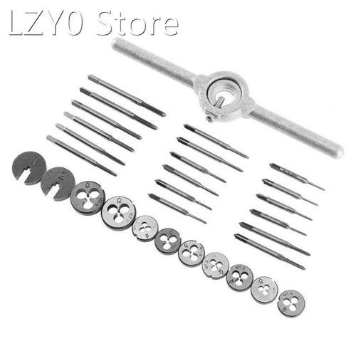 30pcs/lot precise Metric NC Screw Tap & Die External Thr