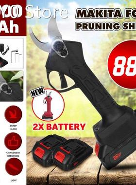 88V Electric Cordless Pruner Pruning Shear With 9000mAh Lith
