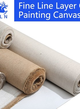 5m Linen Blend Primed Blank Canvas For Painting High Quality