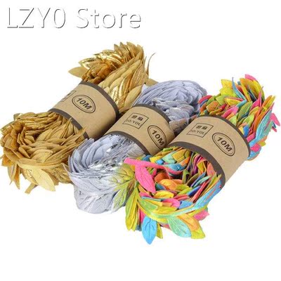 10 Meters Diy Garland Decoration Colorful Leaf Rattan Leaf F