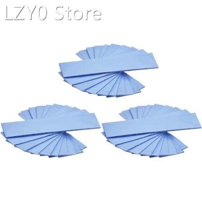 30Pcs 67 x 20 mm Silicone Thermal Pad Reusable Conductive ,T
