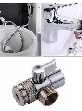 Copper 3 way Diverter Valve For Kitchen Bidet And Part Fauc
