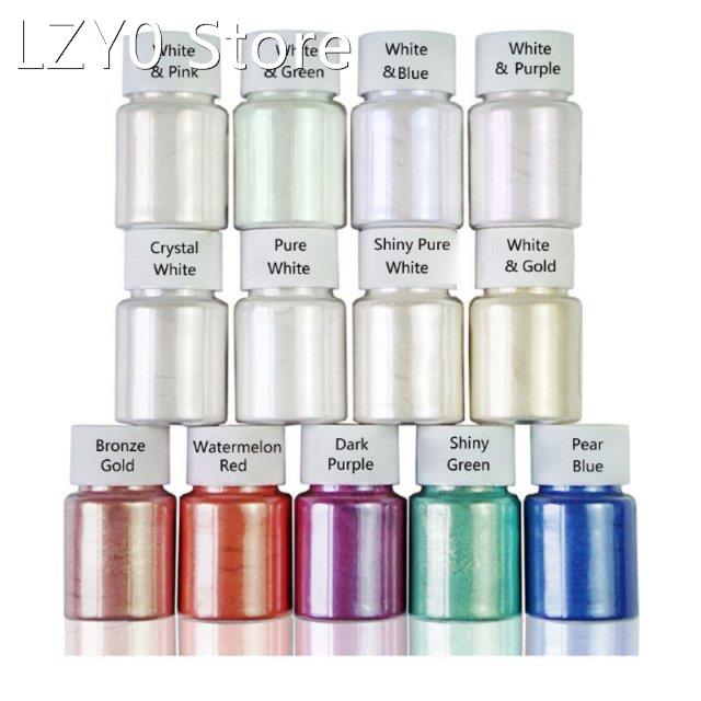 13 Colors Aurora Resin Glitter Powder Mica Pearlescent Pigme