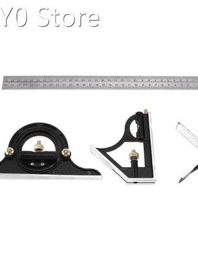 300MM Combination Square Angle Ruler Stainless Steel Protrac