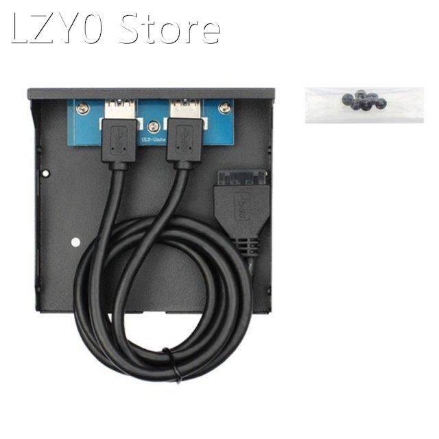 19pin to Usb3.0 Floppy Drive Front Panel 3.5 Inch 2-port Hub