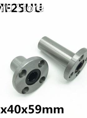 2pcs LMF25UU LMF25 flange ball bearing Used for 25mm linear