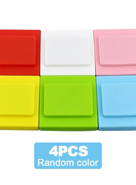 4pcs/pack Soft Square Light Switch Cover Bathroom Accessory