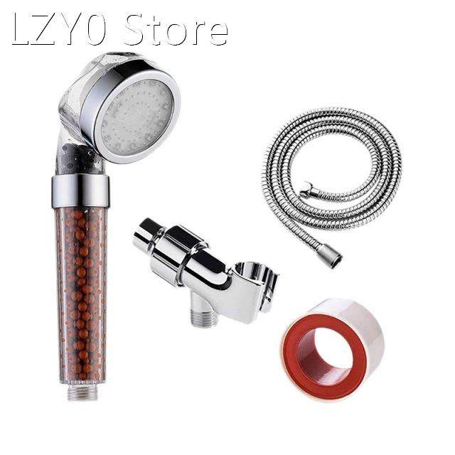 LED Shower Head Set, High Pressure Filter Filtration Water S