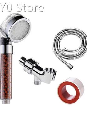 LED Shower Head Set, High Pressure Filter Filtration Water S