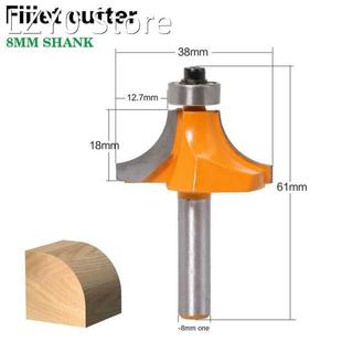 Router wood Round 1pc Over for Shank 8mm Bits Woodworking